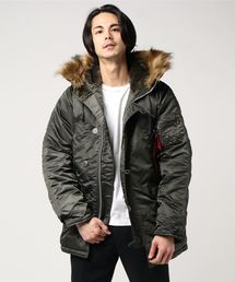 Alpha アルファ の 定番 人気アイテム ａｌｐｈａ N 3b タイトモデル フェイクファー ミリタリージャケット Wear