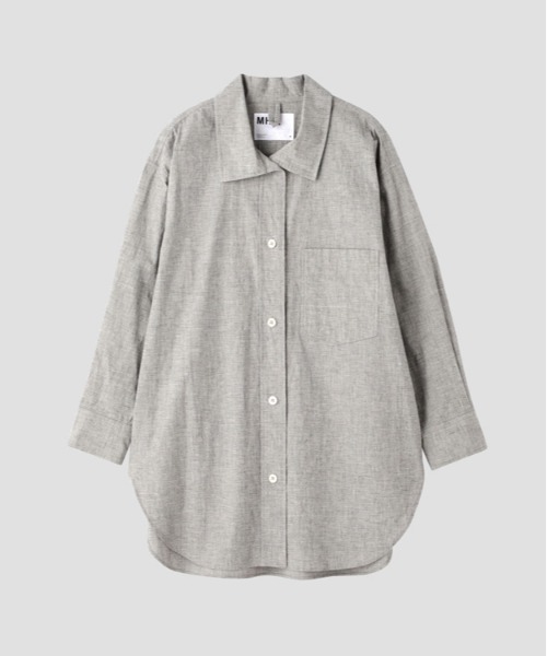 ブラウス シャツ END ON END COTTON LINEN レディース MHL.（エムエイチエル）の「COTTON LINEN END ON END（シャツ