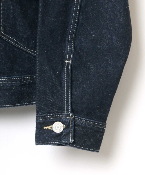 Levi's RED（リーバイスレッド）の「Levi's/リーバイス RED TRUCKER/デニムジャケット/Gジャン（デニムジャケット・メンズ・ダークインディゴブルー・S/M/L）」の11枚目の写真