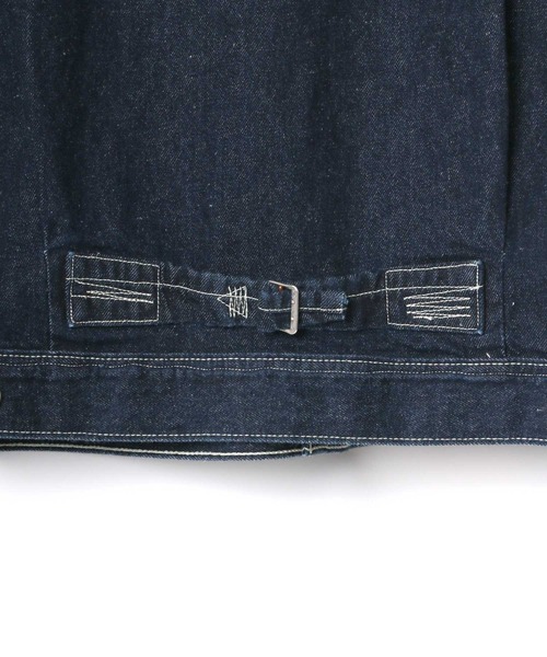 Levi's RED（リーバイスレッド）の「Levi's/リーバイス RED TRUCKER/デニムジャケット/Gジャン（デニムジャケット・メンズ・ダークインディゴブルー・S/M/L）」の14枚目の写真