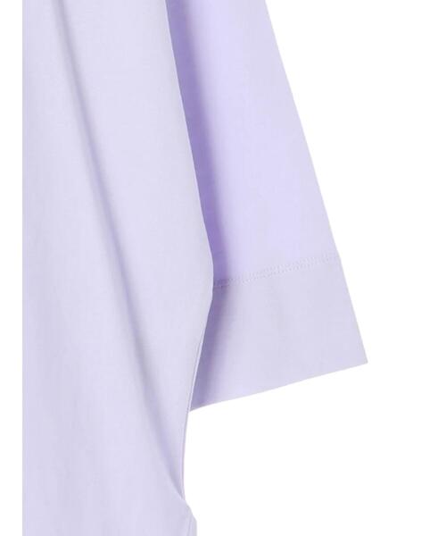 AMERICAN HOLIC(アメリカンホリック)の「ワイドスリーブ前後差カットチュニック(Tシャツ/カットソー・レディース・ラベンダー/オフホワイト/チャコールグレー/アイボリー/ライトイエロー・L/M)」の6枚目の写真