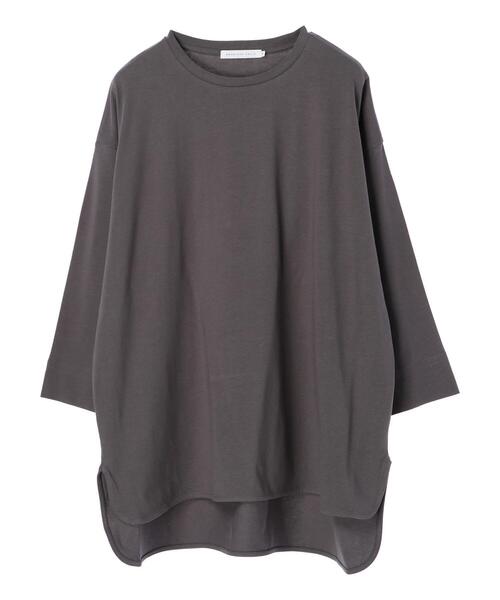 AMERICAN HOLIC(アメリカンホリック)の「ワイドスリーブ前後差カットチュニック(Tシャツ/カットソー・レディース・ラベンダー/オフホワイト/チャコールグレー/アイボリー/ライトイエロー・L/M)」の10枚目の写真