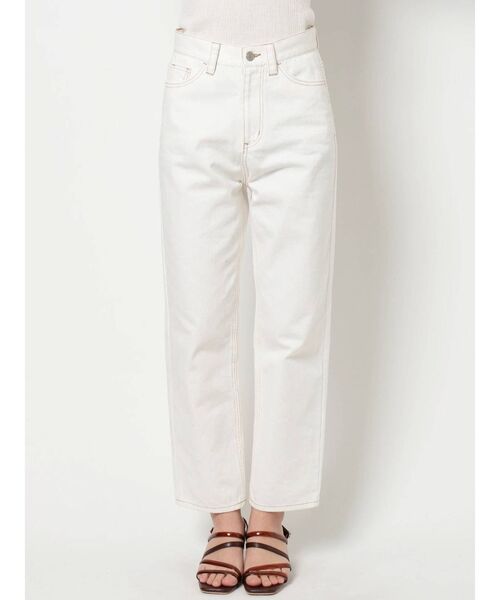 dazzlin（ダズリン）の「コットンデニムストレートパンツ（デニムパンツ・レディース・オフホワイト/ブルー・SMALL/MEDIUM/LARGE）」の3枚目の写真