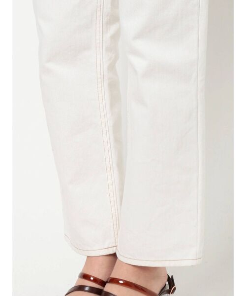 dazzlin（ダズリン）の「コットンデニムストレートパンツ（デニムパンツ・レディース・オフホワイト/ブルー・SMALL/MEDIUM/LARGE）」の12枚目の写真