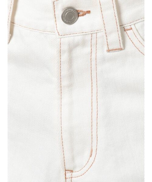 dazzlin（ダズリン）の「コットンデニムストレートパンツ（デニムパンツ・レディース・オフホワイト/ブルー・SMALL/MEDIUM/LARGE）」の4枚目の写真