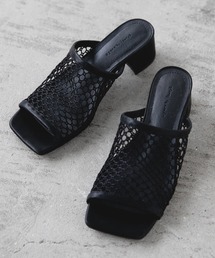 A part by | メッシュフトヒールミュール　943572(サンダル)