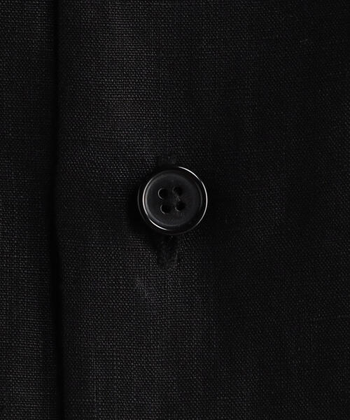 TOMORROWLAND （トゥモローランド）の「ハイカウントリネン レギュラーカラーショートスリーブシャツ（シャツ/ブラウス・メンズ・ブラック/カーキ/シャーベット・L/M/S/XS）」の11枚目の写真