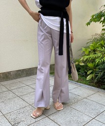 CAPRICIEUX LE'MAGE | フレアフロントベンツパンツ(その他パンツ)
