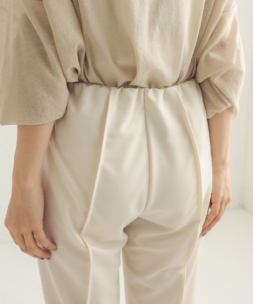 CAPRICIEUX LE'MAGE（カプリシューレマージュ）の「フレアフロントベンツパンツ（その他パンツ・レディース・アイボリー/グリーン/ブラック/ライトグレー・38/36）」の10枚目の写真