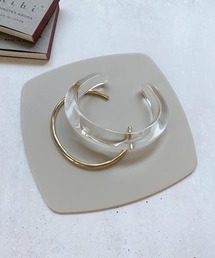 tone（トーン）の「【ECRu.】アクリルトレー（インテリア雑貨）」