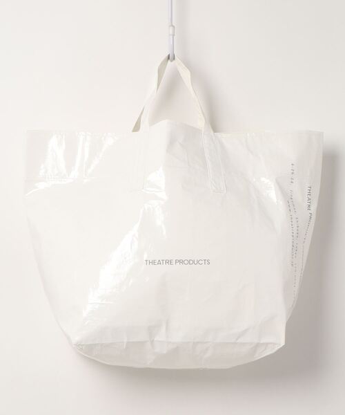 PUAL CE CIN(ピュアルセシン)の「THEATRE PRODUCTS(シアタープロダクツ) タイベックトートバッグ(ショルダーバッグ・レディース・ホワイト/ブラック・FREE)」の2枚目の写真