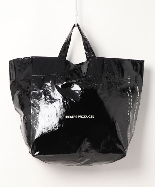 PUAL CE CIN(ピュアルセシン)の「THEATRE PRODUCTS(シアタープロダクツ) タイベックトートバッグ(ショルダーバッグ・レディース・ホワイト/ブラック・FREE)」の5枚目の写真