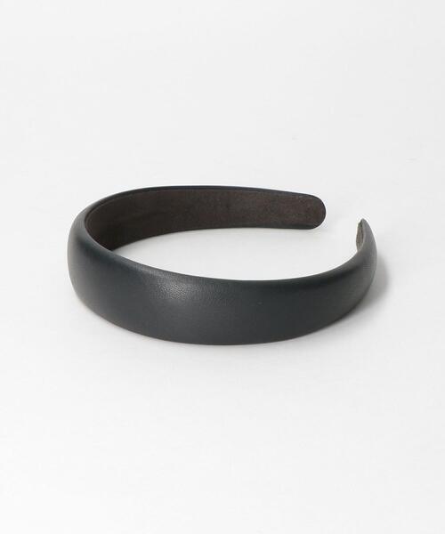 BEAUTY&YOUTH UNITED ARROWS(ビューティーアンドユースユナイテッドアローズ)の「BY フェイクレザーヘアバンド(カチューシャ・レディース・ブラック/ネイビー/ベージュ・FREE)」の3枚目の写真