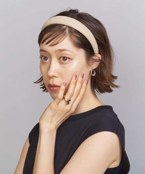 BEAUTY&YOUTH UNITED ARROWS(ビューティーアンドユースユナイテッドアローズ)の「BY フェイクレザーヘアバンド(カチューシャ・レディース・ブラック/ネイビー/ベージュ・FREE)」の9枚目の写真
