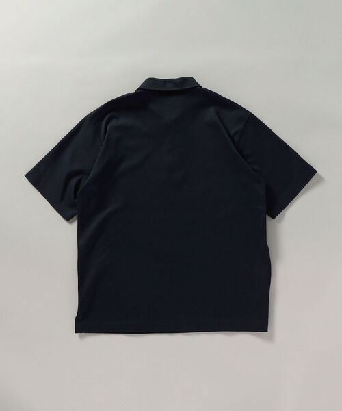 SHIPS（シップス）の「SHIPS: ハイゲージ コットン ポンチ ポロシャツ（ポロシャツ・メンズ・ネイビー/カーキ/ライトグレー・X-LARGE/LARGE/MEDIUM/SMALL）」の8枚目の写真