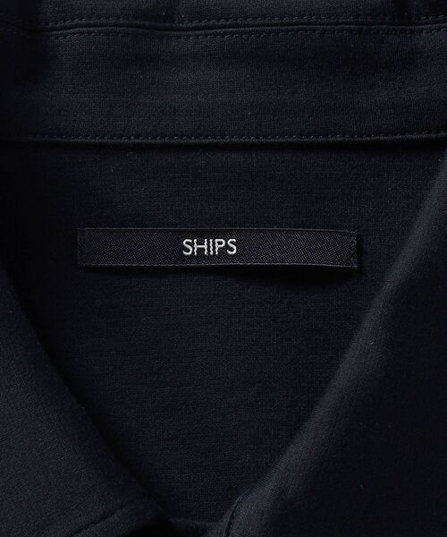 SHIPS（シップス）の「SHIPS: ハイゲージ コットン ポンチ ポロシャツ（ポロシャツ・メンズ・ネイビー/カーキ/ライトグレー・X-LARGE/LARGE/MEDIUM/SMALL）」の14枚目の写真