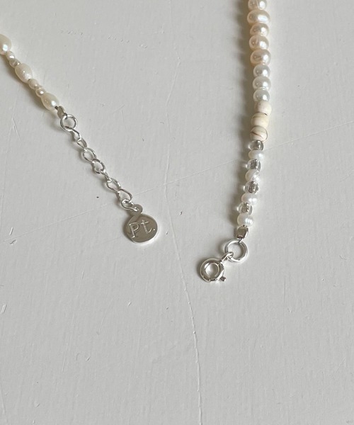 CANAL JEAN（キャナルジーン）の「Pt(ピーティー) パールネックレス（ネックレス・レディース・ホワイト・ONE SIZE）」の5枚目の写真