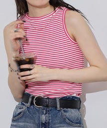 タンクトップ（ピンク/桃色系・ボーダー柄）ファッション通販 - ZOZOTOWN