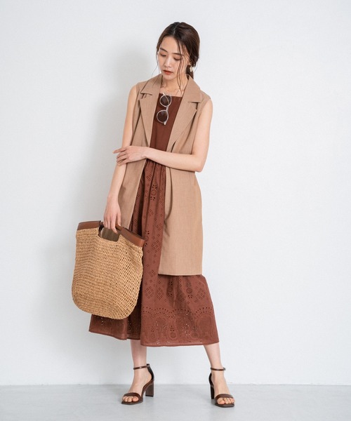 Andemiu（アンデミュウ）の「ペーパークリテバッグ940223（クラッチバッグ・レディース・グレー/ベージュ・FREE）」の15枚目の写真