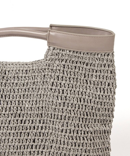 Andemiu（アンデミュウ）の「ペーパークリテバッグ940223（クラッチバッグ・レディース・グレー/ベージュ・FREE）」の16枚目の写真