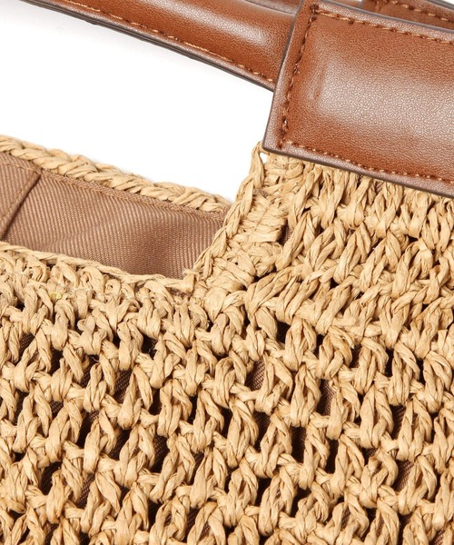 Andemiu（アンデミュウ）の「ペーパークリテバッグ940223（クラッチバッグ・レディース・グレー/ベージュ・FREE）」の8枚目の写真