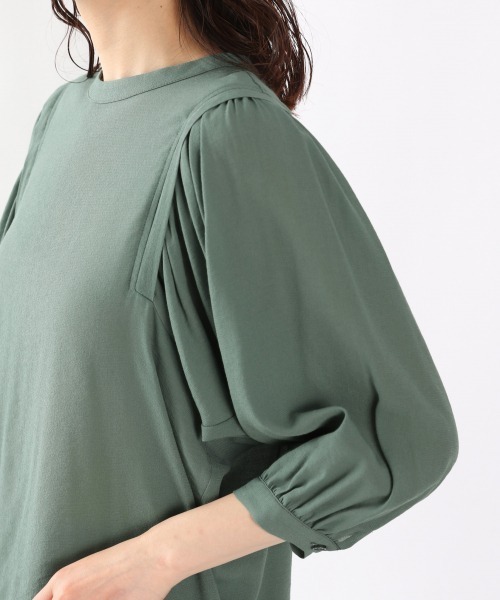 LOWRYS FARM（ローリーズファーム）の「コンパクトブラウス６Ｓ　939619（シャツ/ブラウス・レディース・ブラック/ベージュ/グリーン・FREE）」の15枚目の写真