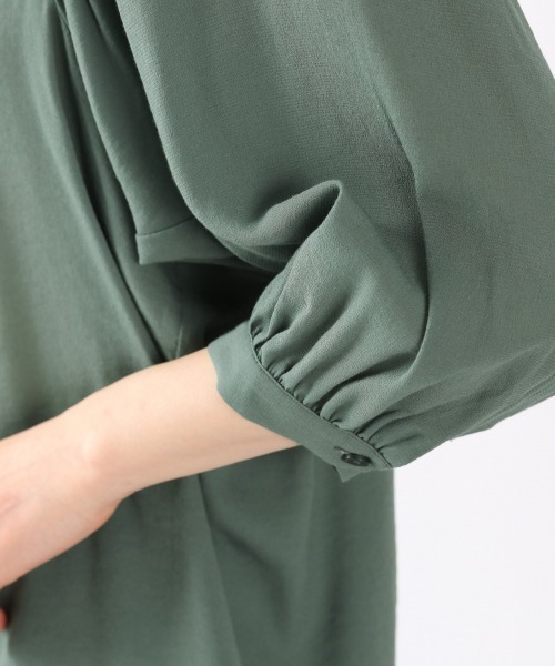 LOWRYS FARM（ローリーズファーム）の「コンパクトブラウス６Ｓ　939619（シャツ/ブラウス・レディース・ブラック/ベージュ/グリーン・FREE）」の14枚目の写真