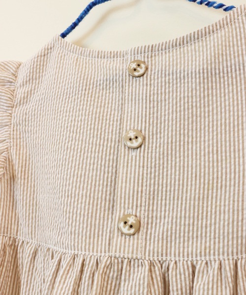 RUGGEDWORKS(ラゲッドワークス)の「サッカーストライプワンピース(ワンピース・キッズ・ベージュ/ブルー・SMALL/MEDIUM/LARGE/X-LARGE/X-SMALL)」の9枚目の写真