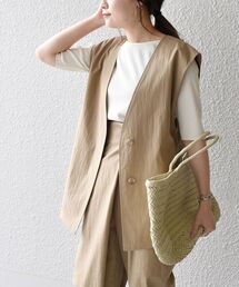 SHIPS | 【手洗い可能】フロントボタンベスト◇(ベスト)