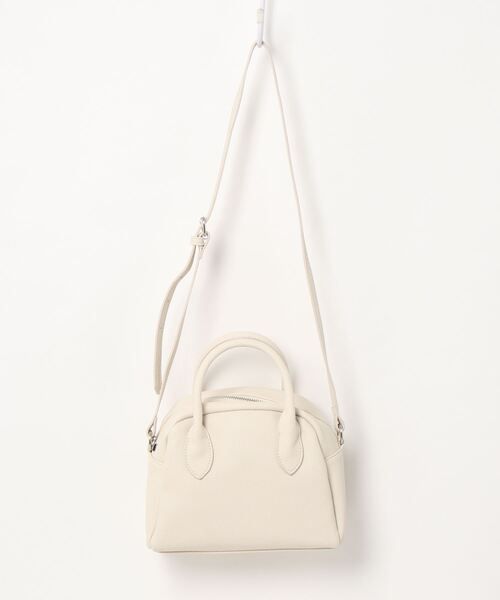 INGNI（イング）の「ミニボストンショルダーバッグ（トートバッグ・レディース・アイボリー/ブラック/ブラウン・ONE SIZE）」の2枚目の写真