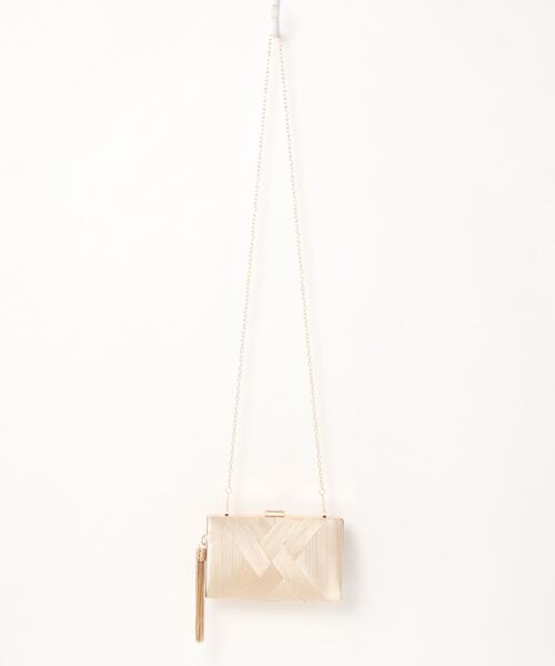 My shawty(マイシャウティー)の「satin party bag(クラッチバッグ・レディース・ブラック/シルバー/シャンパン/パープル/グリーン・FREE)」の11枚目の写真