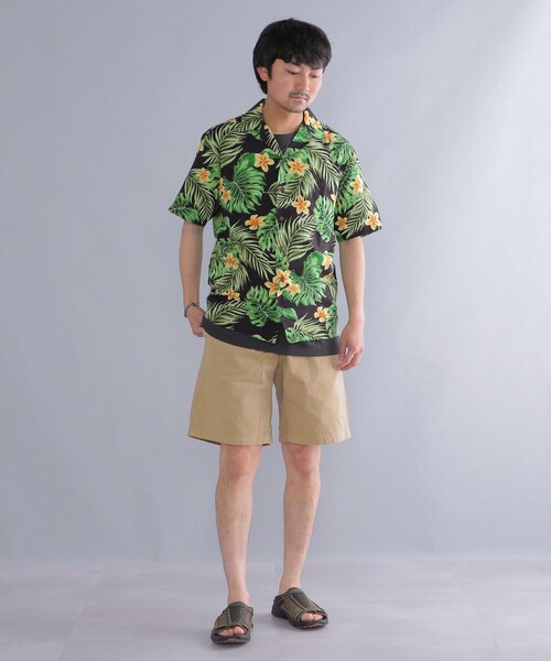 ROBERT J. CLANCEY(ロバートジェイクレンシー)の「ROBERT J.CLANCEY: ウォッシャブル レーヨン アロハシャツ(シャツ/ブラウス・メンズ・ライトブルー/コバルトブルー/ブラック/オリーブ/イエロー・MEDIUM/SMALL/X-SMALL)」の18枚目の写真