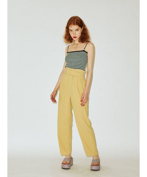 jouetie（ジュエティ）の「サマーニットキャミソール（キャミソール・レディース・ブラウン/グリーン/ブラック・MEDIUM）」の16枚目の写真