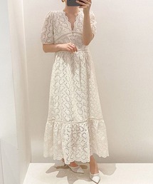 SMILE ORCHID（スマイルオーキッド）の「カットワーク刺繍ロングワンピ