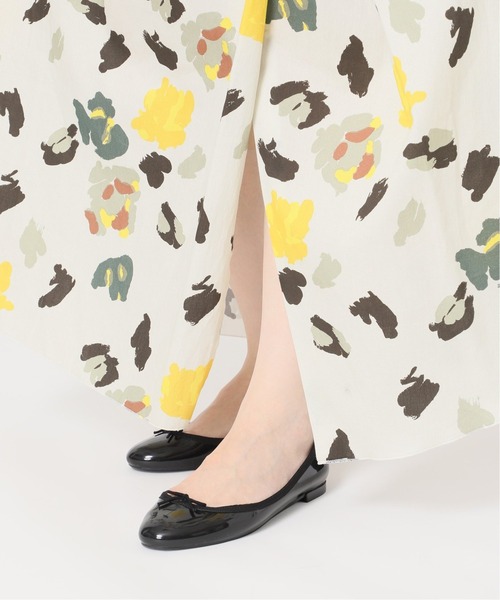 IENA（イエナ）の「シューフラワースリットスカート◆（スカート・レディース・ベージュ・34/36/38/40）」の3枚目の写真