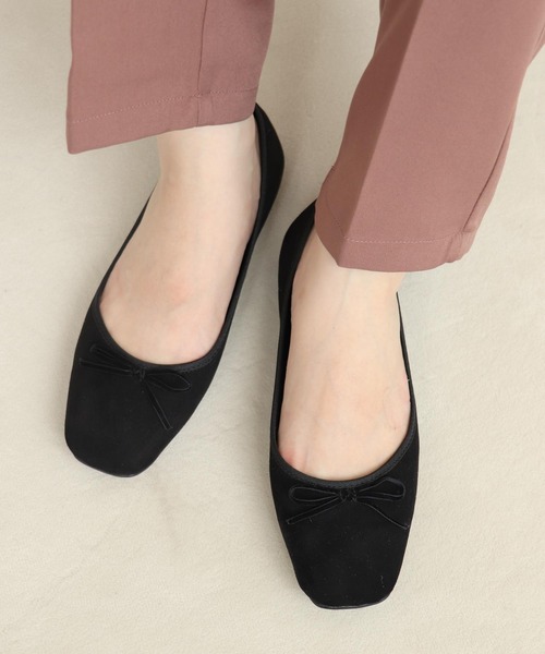 EVOL(イーボル)の「【EVOL】 スクエアバレエ IR9612(バレエシューズ・レディース・ゼブラ/レオパード/ブラウン系その他/ブラック系その他/ベージュ/ブラック系その他2/ブラウン系その他2/ブラック/ブラウン・22.5cm/24.5cm/21.5cm/25.5cm/23.5cm/22.0cm/23.0cm/25.0cm/24.0cm)」の3枚目の写真