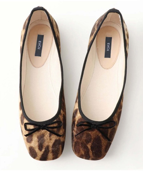 EVOL(イーボル)の「【EVOL】 スクエアバレエ IR9612(バレエシューズ・レディース・ゼブラ/レオパード/ブラウン系その他/ブラック系その他/ベージュ/ブラック系その他2/ブラウン系その他2/ブラック/ブラウン・22.5cm/24.5cm/21.5cm/25.5cm/23.5cm/22.0cm/23.0cm/25.0cm/24.0cm)」の8枚目の写真