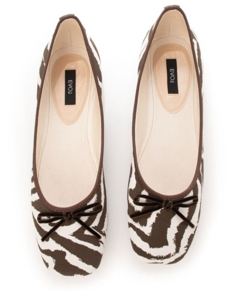 EVOL(イーボル)の「【EVOL】 スクエアバレエ IR9612(バレエシューズ・レディース・ゼブラ/レオパード/ブラウン系その他/ブラック系その他/ベージュ/ブラック系その他2/ブラウン系その他2/ブラック/ブラウン・22.5cm/24.5cm/21.5cm/25.5cm/23.5cm/22.0cm/23.0cm/25.0cm/24.0cm)」の9枚目の写真