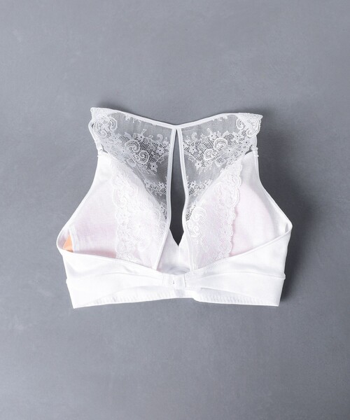 UNITED ARROWS(ユナイテッドアローズ)の「<AROMATIQUE(アロマティック)>BACK LACE ブラレット WHITE ■■■(ブラジャー・レディース・ホワイト・LARGE/MEDIUM)」の5枚目の写真