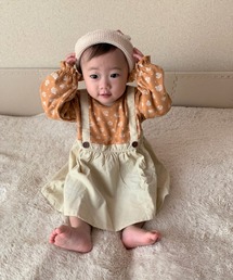 kids zoo（キッズズー）の「シャツコールジャンスカ風ワンピース（ワンピース・キッズ）」