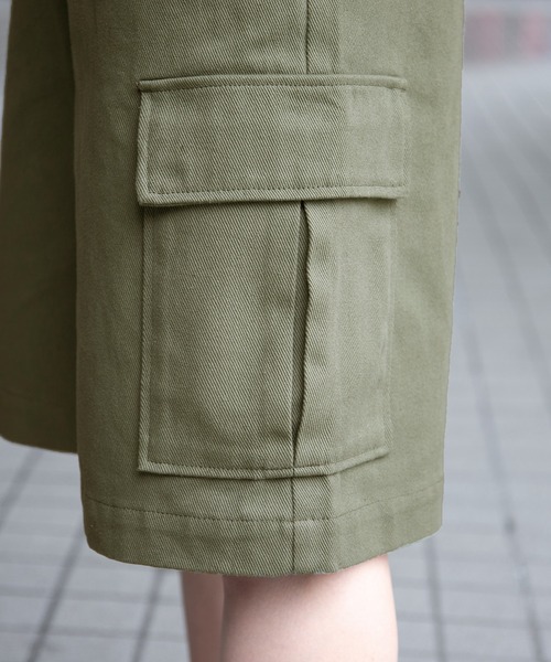 kutir（クティール）の「カーゴハーフパンツ（その他パンツ・レディース・オフホワイト/カーキ・SMALL/MEDIUM/LARGE）」の12枚目の写真