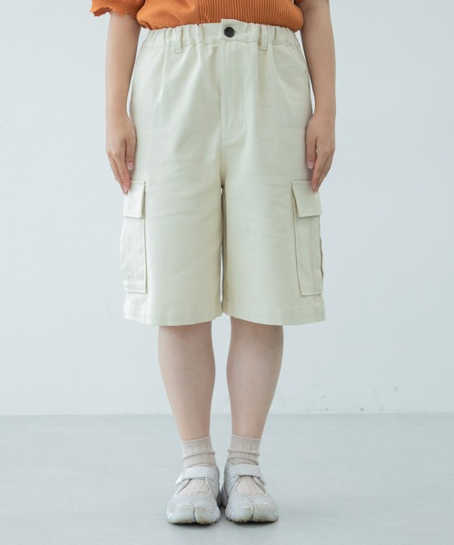 kutir（クティール）の「カーゴハーフパンツ（その他パンツ・レディース・オフホワイト/カーキ・SMALL/MEDIUM/LARGE）」の13枚目の写真