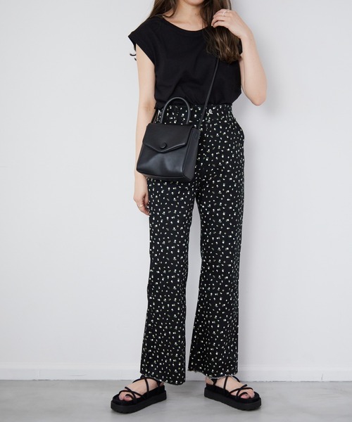 Heather（ヘザー）の「ボタンフラップBAG　215327（ショルダーバッグ・レディース・ブラック/イエロー/アイボリー/イエロー系その他・ONE SIZE/FREE）」の8枚目の写真