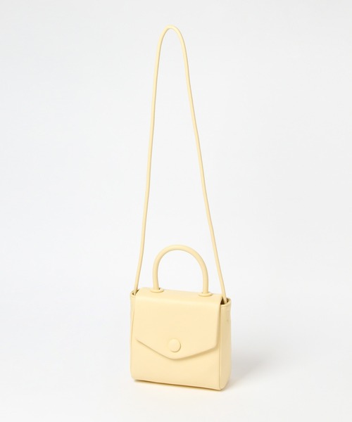 Heather（ヘザー）の「ボタンフラップBAG　215327（ショルダーバッグ・レディース・ブラック/イエロー/アイボリー/イエロー系その他・ONE SIZE/FREE）」の12枚目の写真