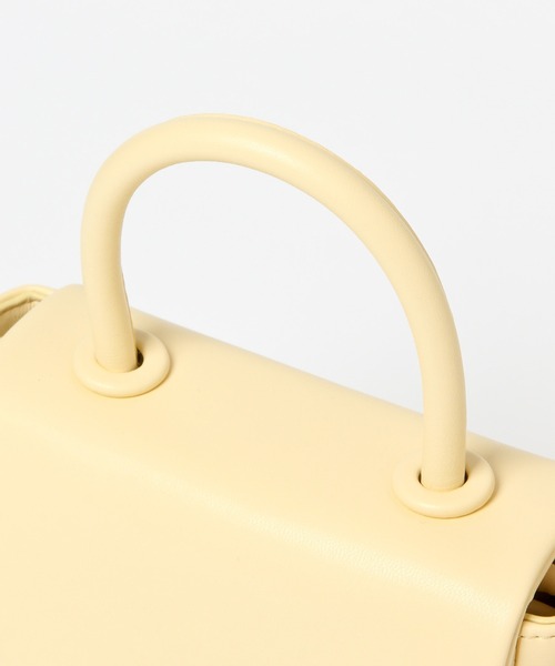 Heather（ヘザー）の「ボタンフラップBAG　215327（ショルダーバッグ・レディース・ブラック/イエロー/アイボリー/イエロー系その他・ONE SIZE/FREE）」の13枚目の写真