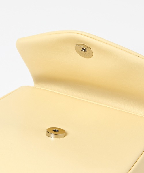 Heather（ヘザー）の「ボタンフラップBAG　215327（ショルダーバッグ・レディース・ブラック/イエロー/アイボリー/イエロー系その他・ONE SIZE/FREE）」の18枚目の写真