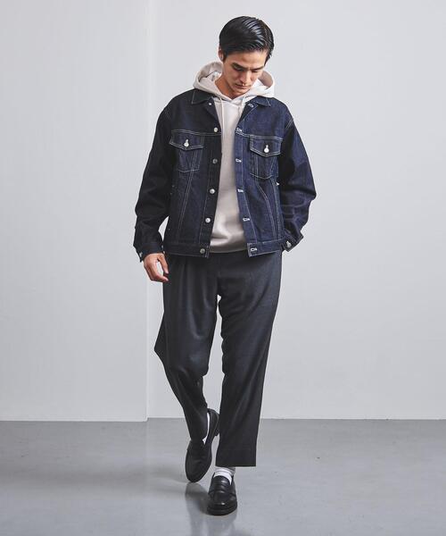 UNITED ARROWS（ユナイテッドアローズ）の「【WEB限定】＜UNITED ARROWS＞ オーガニックデニム トラッカー ジャケット（デニムジャケット・メンズ・ネイビー・MEDIUM/SMALL/X-LARGE/LARGE）」の8枚目の写真