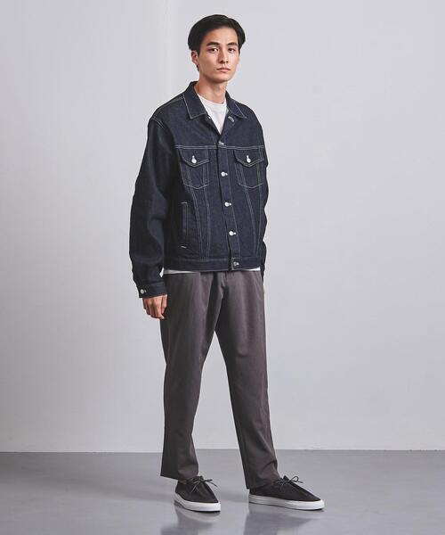 UNITED ARROWS（ユナイテッドアローズ）の「【WEB限定】＜UNITED ARROWS＞ オーガニックデニム トラッカー ジャケット（デニムジャケット・メンズ・ネイビー・MEDIUM/SMALL/X-LARGE/LARGE）」の21枚目の写真
