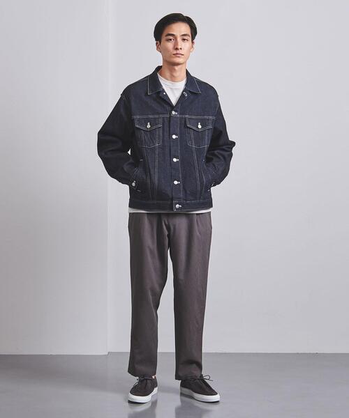UNITED ARROWS（ユナイテッドアローズ）の「【WEB限定】＜UNITED ARROWS＞ オーガニックデニム トラッカー ジャケット（デニムジャケット・メンズ・ネイビー・MEDIUM/SMALL/X-LARGE/LARGE）」の22枚目の写真