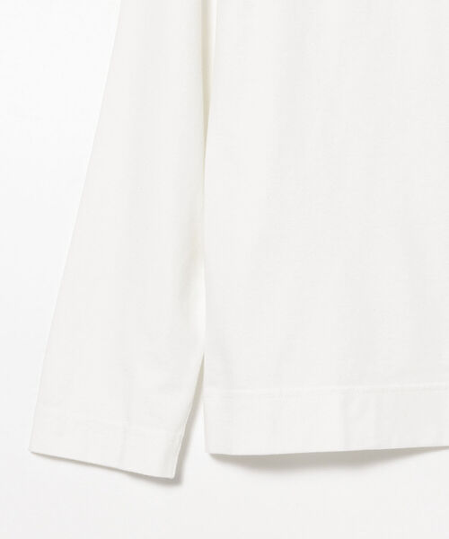 CIRCOLO 1901（チルコロ 1901）の「CIRCOLO1901 / 別注 ストレッチコットン モックネック Tシャツ（Tシャツ/カットソー・メンズ・ブラック/ホワイト系その他2/シルバー・MEDIUM/LARGE/SMALL）」の6枚目の写真